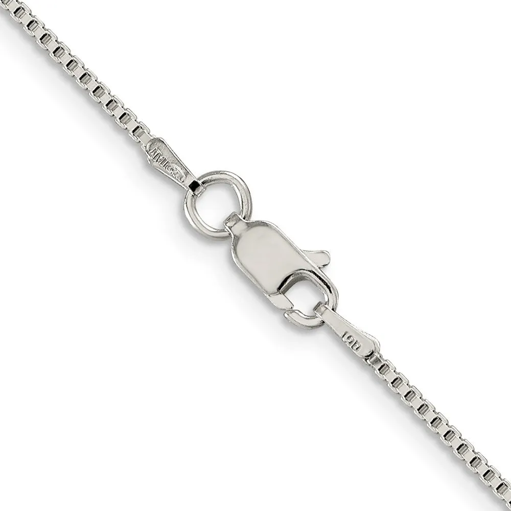 Sterling Silver 1.25mm Box Chain