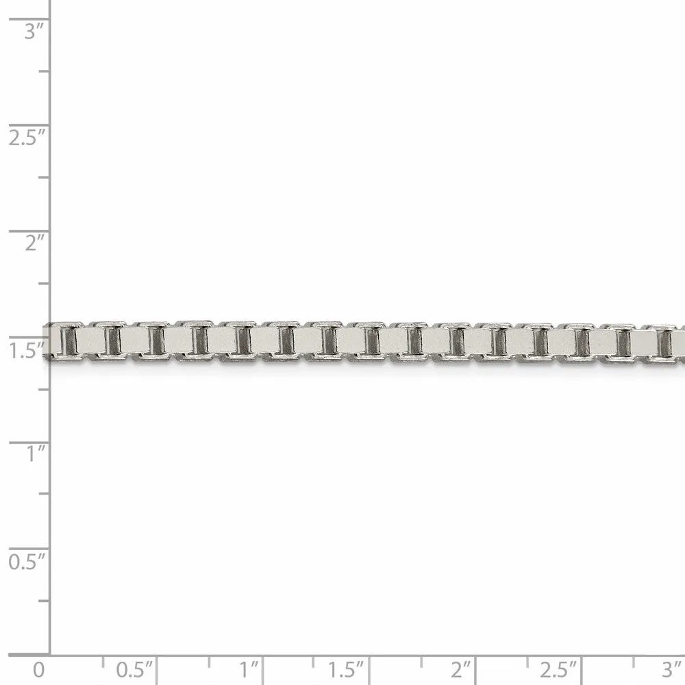 Sterling Silver 4.5mm Box Chain