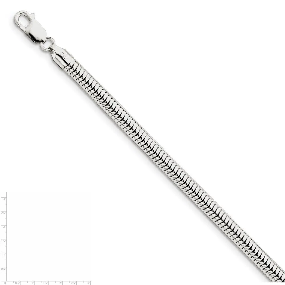 Sterling Silver 6mm Round Snake Chain
