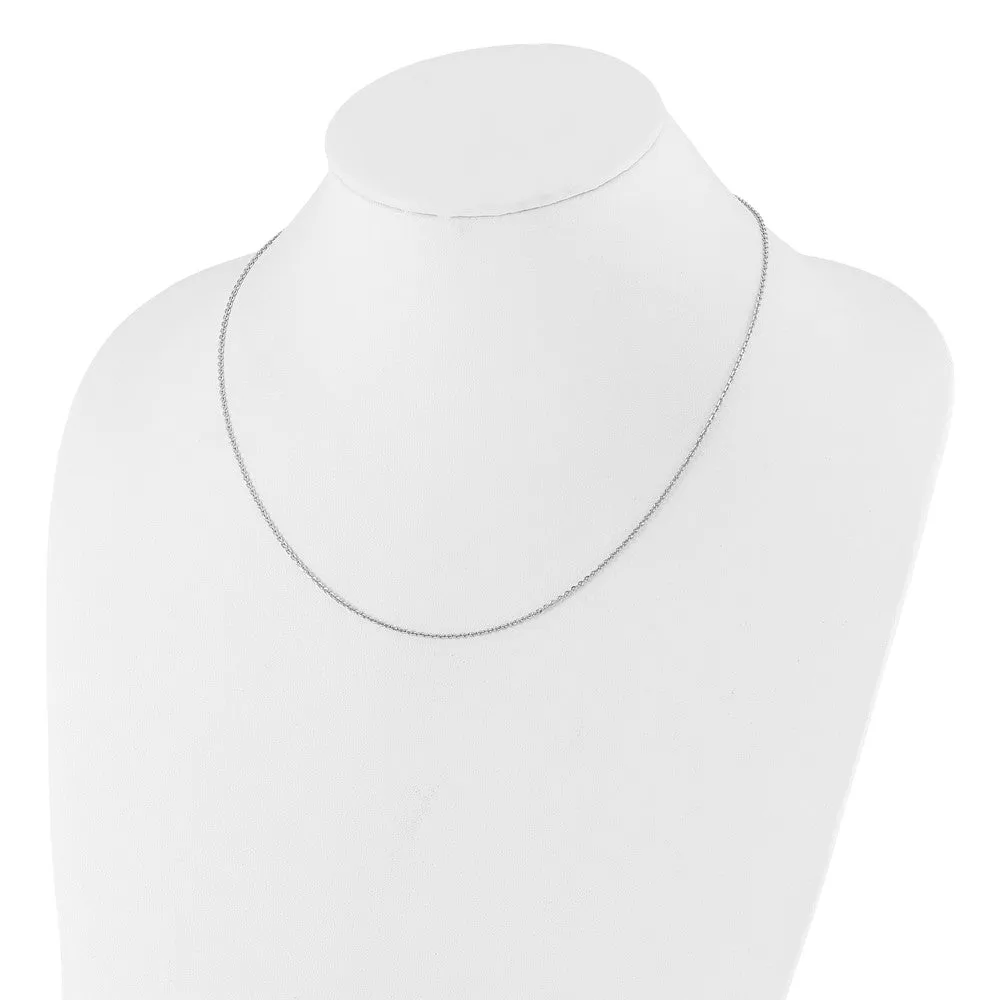 Sterling Silver Adjustable 1.75mm Cable Chain