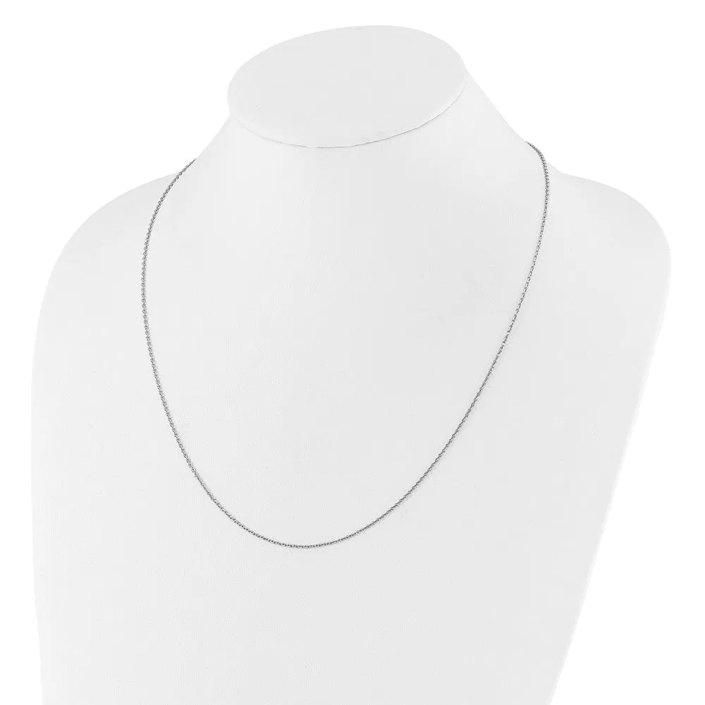 Sterling Silver Adjustable 1.75mm Cable Chain