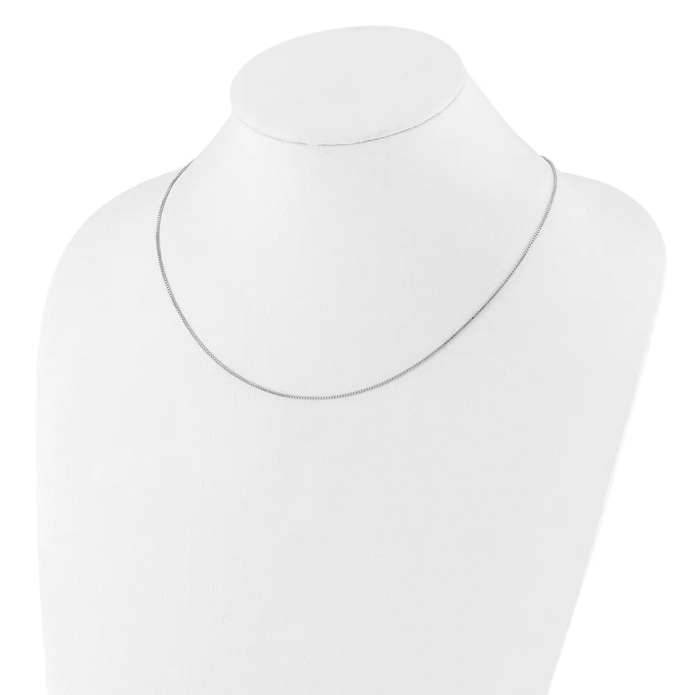 Sterling Silver Adjustable .95mm Box Chain