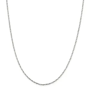 Sterling Silver Polished 1.40-mm Fancy Chain
