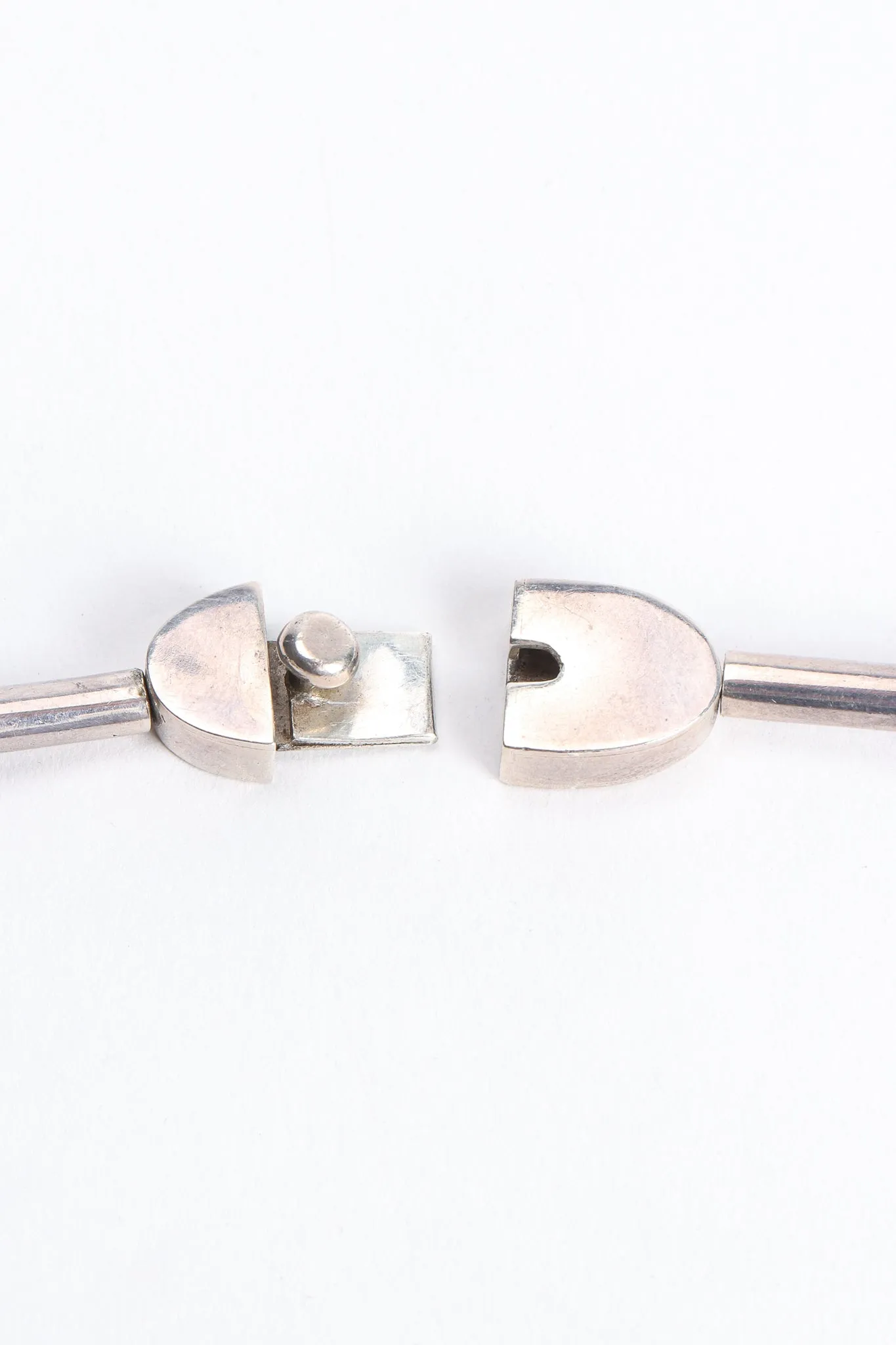 Sterling Silver Spike Necklace