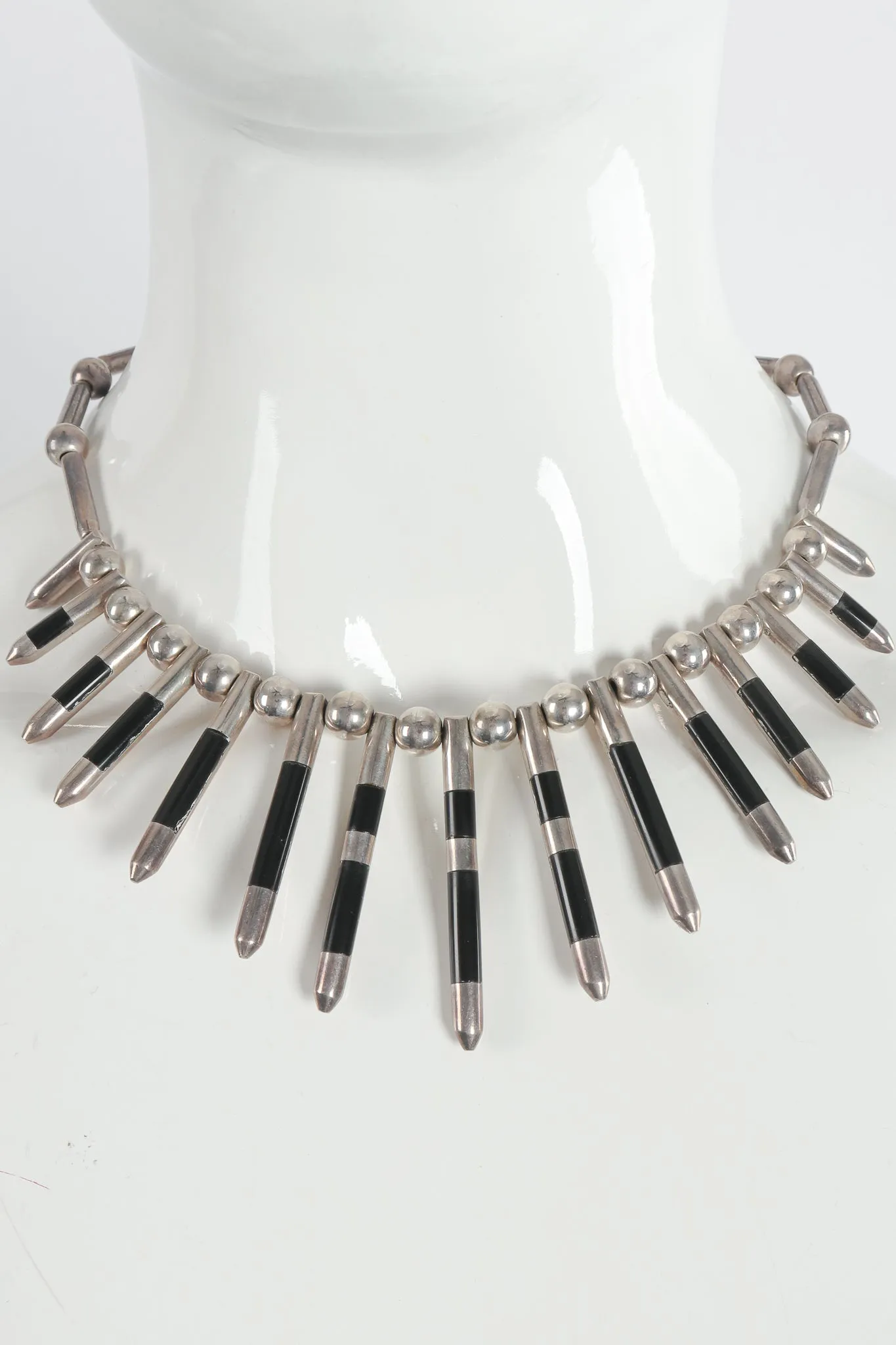 Sterling Silver Spike Necklace