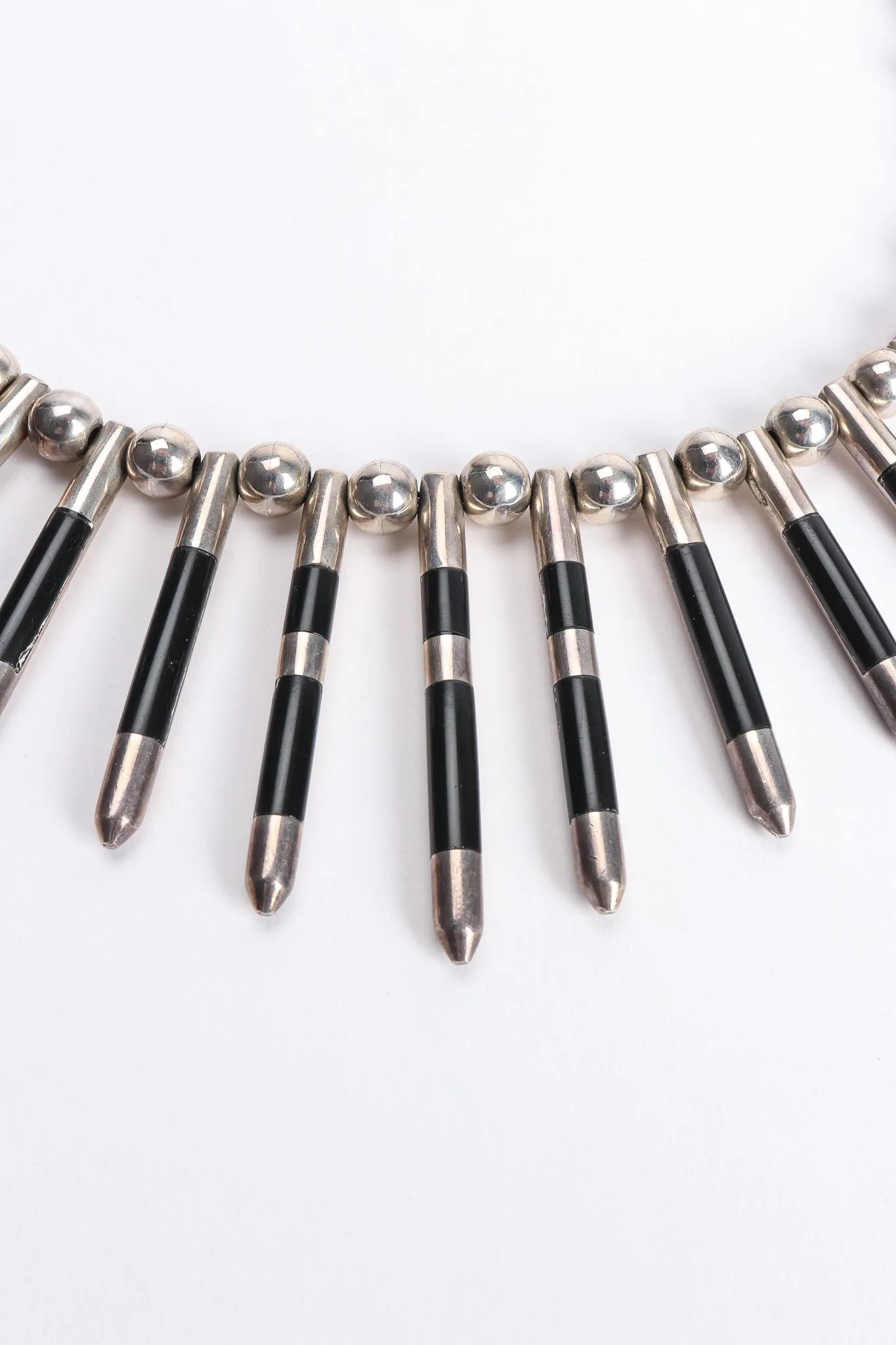 Sterling Silver Spike Necklace