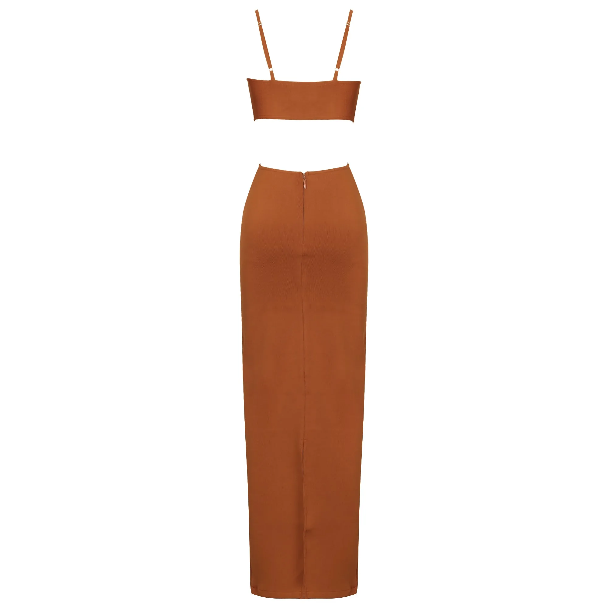 Strappy Exposed Waist Bandage Dress PP19427