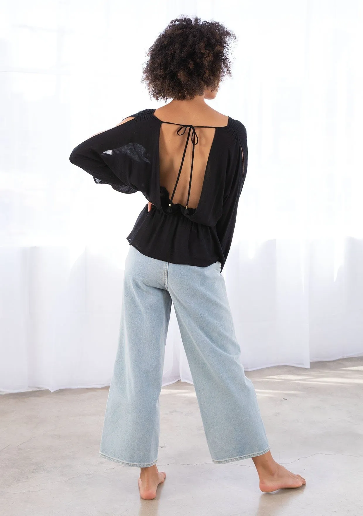 Sun Kissed Split Sleeve Top