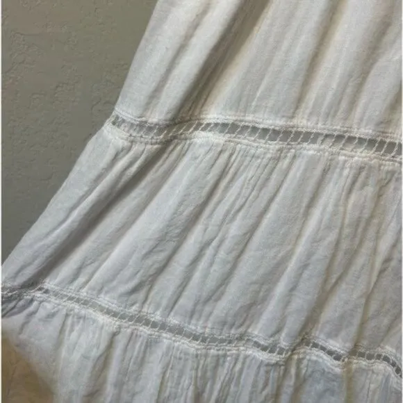 Sundry prairie bohemian lace detail midi dress Size 4