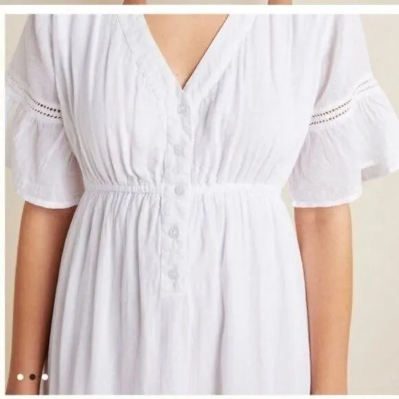 Sundry prairie bohemian lace detail midi dress Size 4
