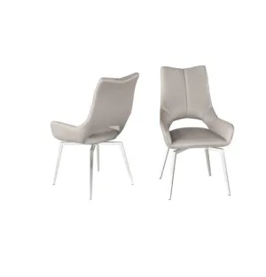 Swirl Swivel Chair - Taupe