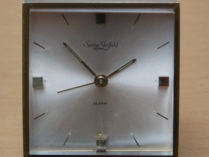 Swiza Sheffield Small Modern Wind Up Alarm Clock