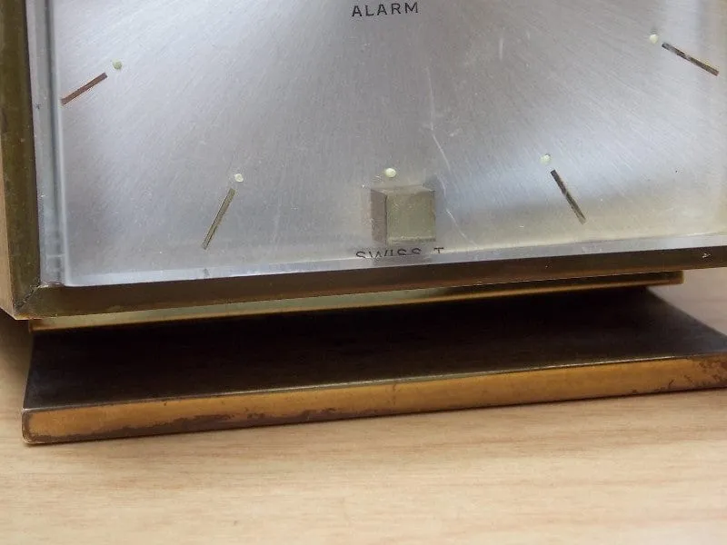 Swiza Sheffield Small Modern Wind Up Alarm Clock