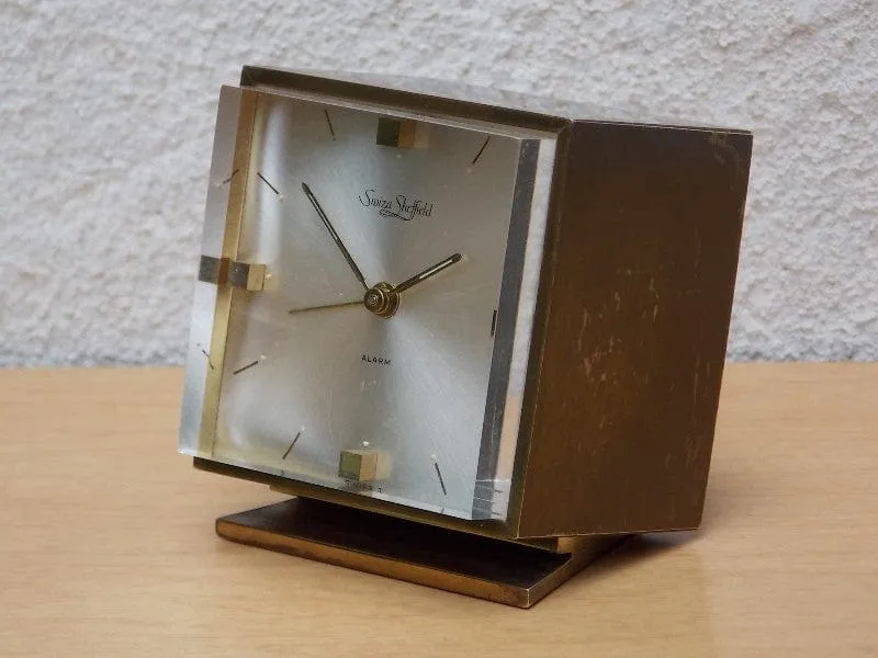 Swiza Sheffield Small Modern Wind Up Alarm Clock