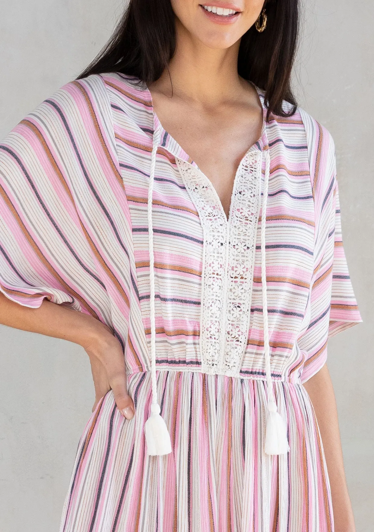 Takeoff Striped Mini Dress