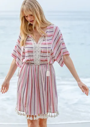 Takeoff Striped Mini Dress