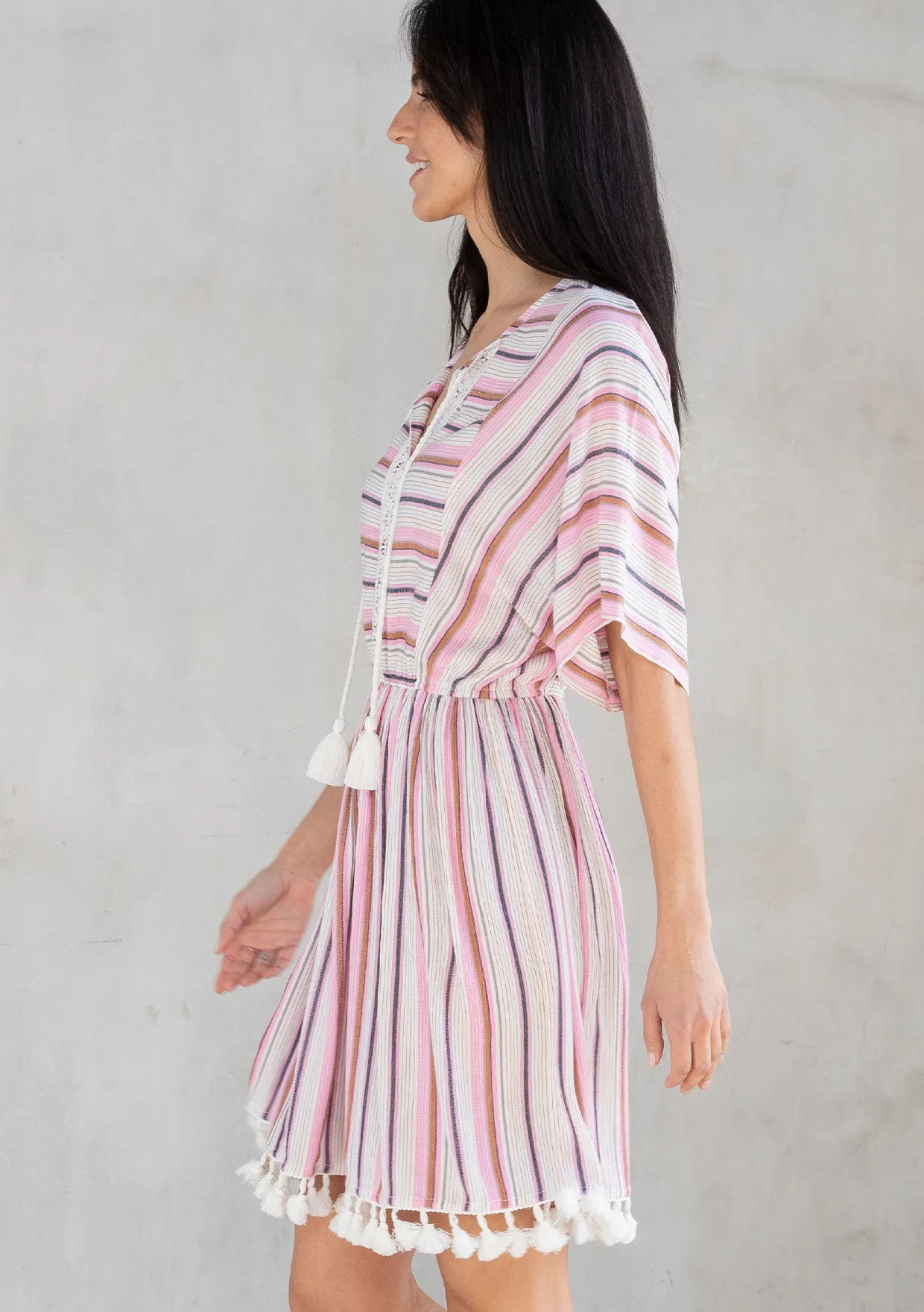 Takeoff Striped Mini Dress