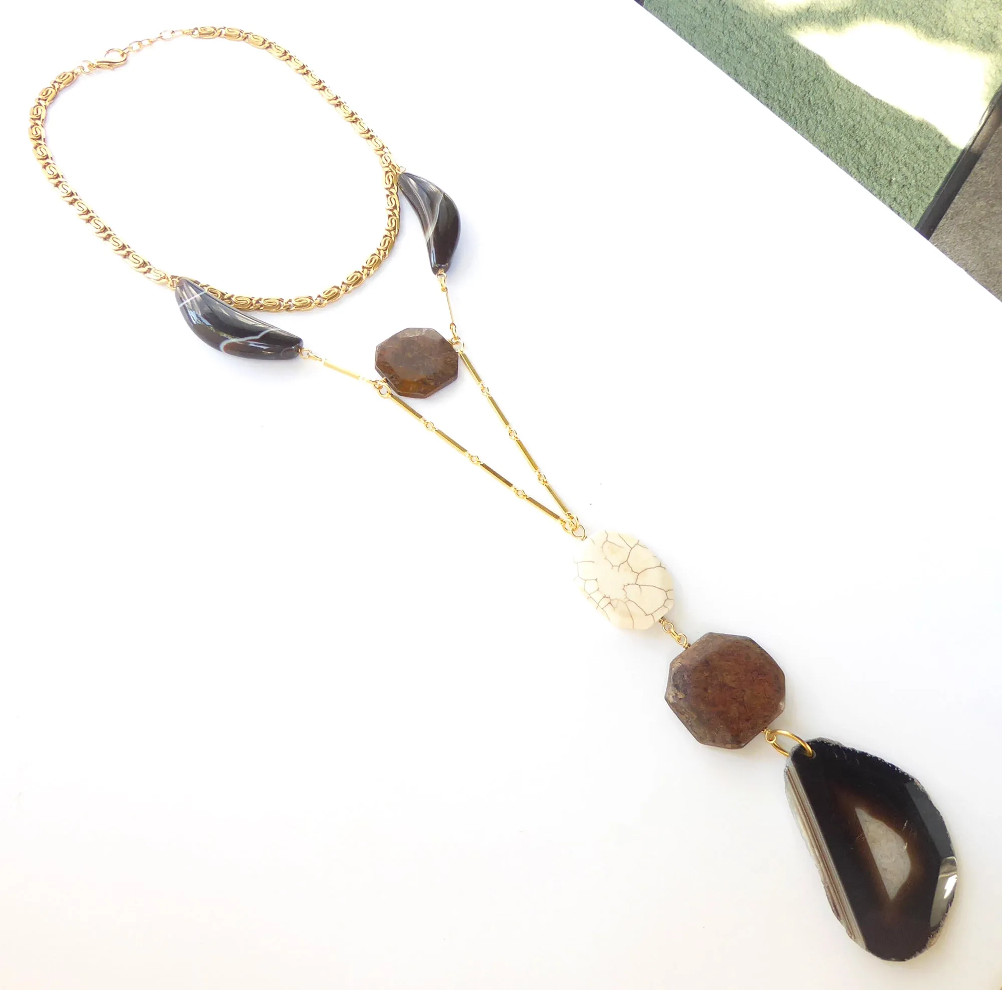 Tauriel agate necklace