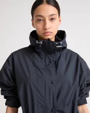 Technical fabric parka