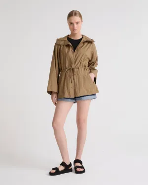 Technical fabric parka