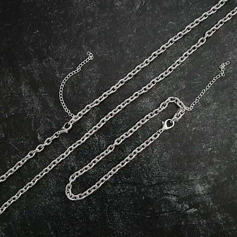 The Audrey set (anklet   belly chain)