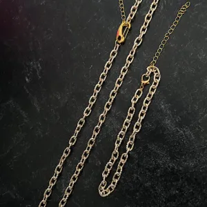 The Audrey set (anklet   belly chain)
