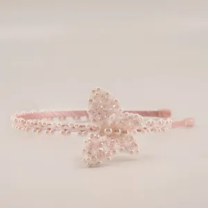 The Calisto Pearl Butterfly Headband