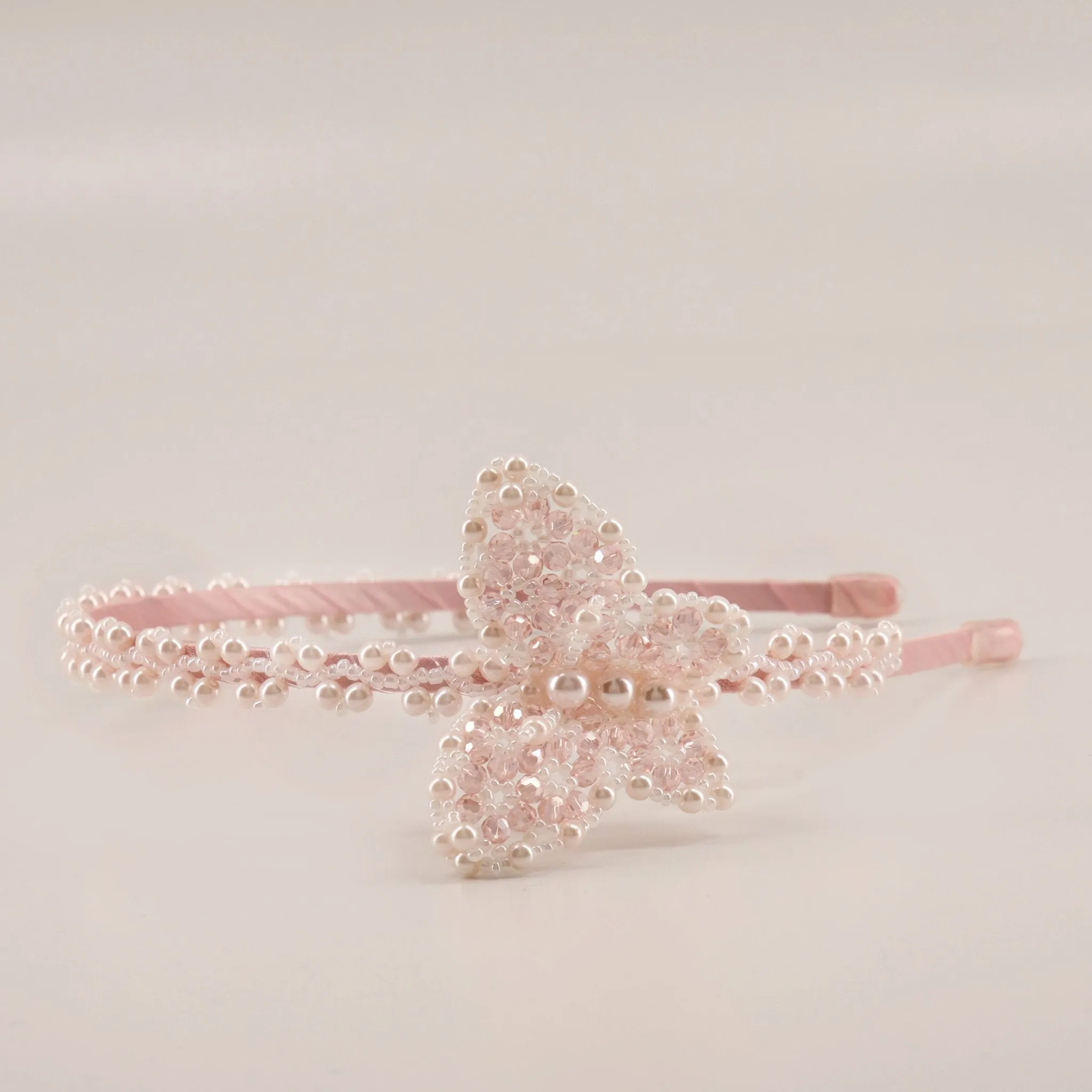 The Calisto Pearl Butterfly Headband
