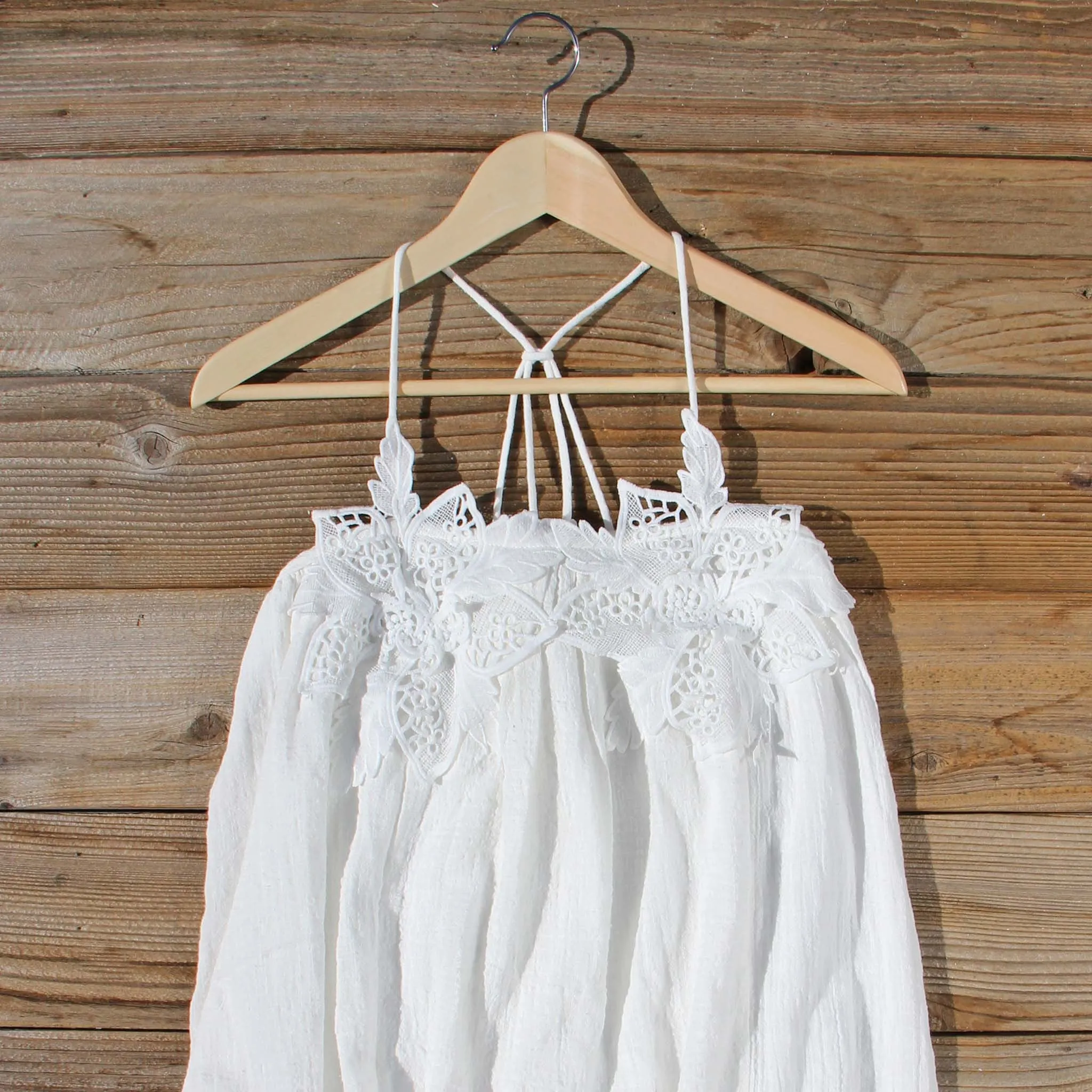 The Calypso Dress in White
