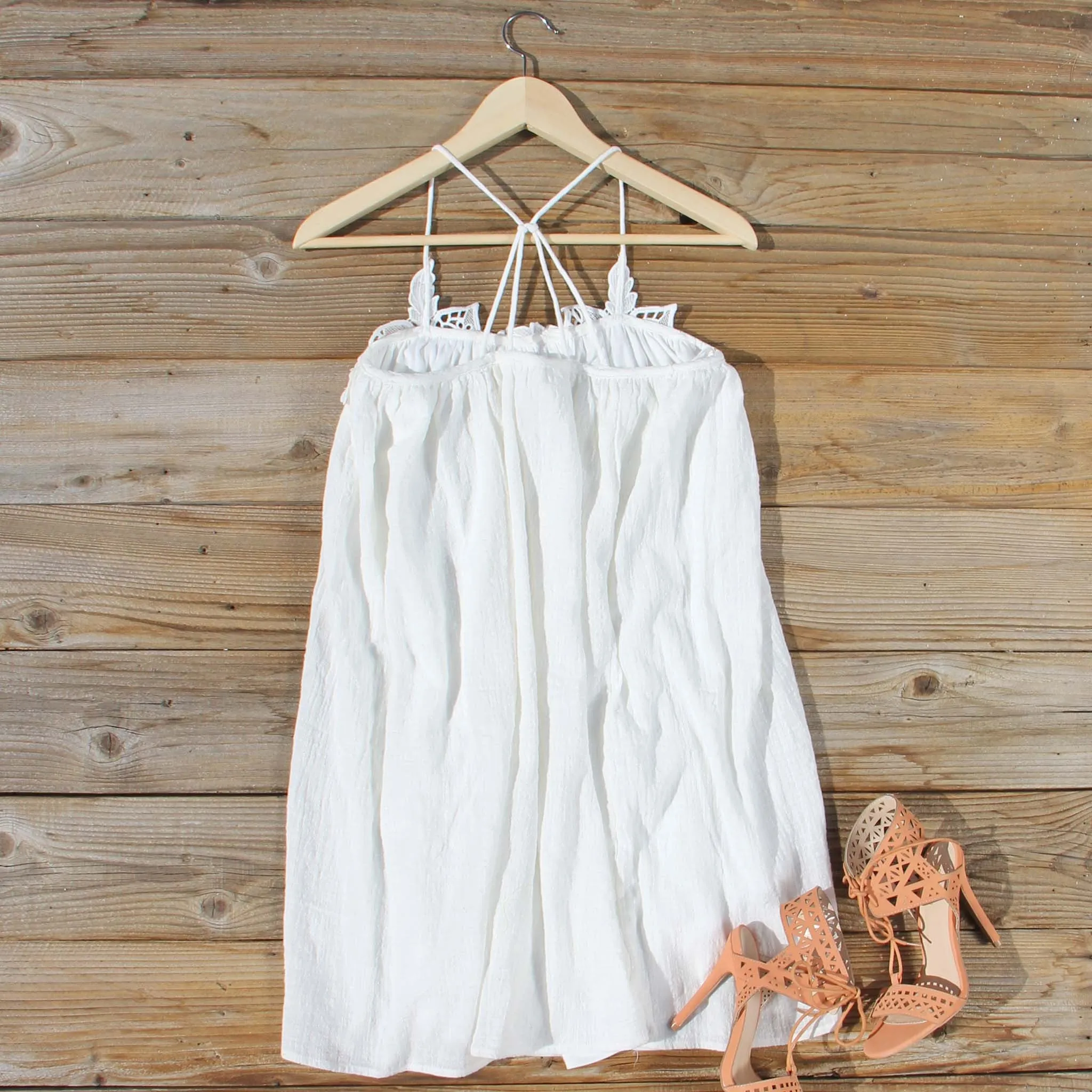 The Calypso Dress in White