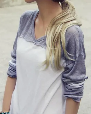 The Fenley Tee in Gray