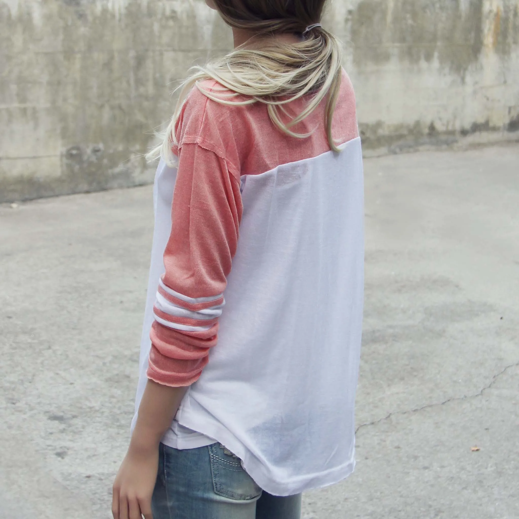The Fenley Tee in Pink