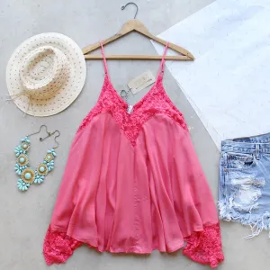 The Linden Layering Tank in Coral