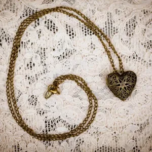 The Lorelie Locket (Brass & Silver)