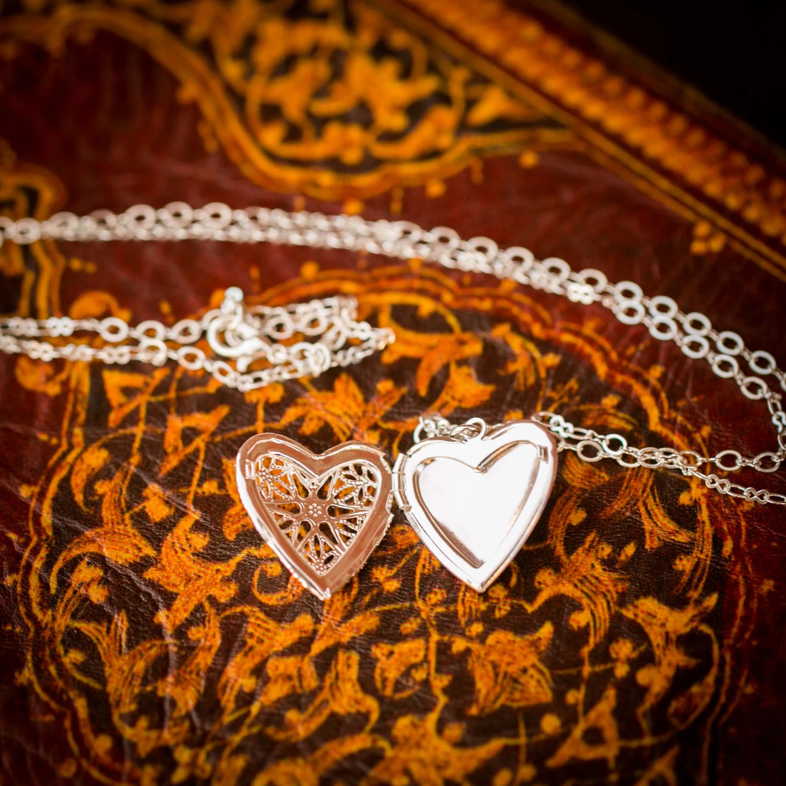 The Lorelie Locket (Brass & Silver)