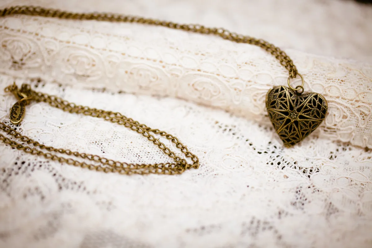 The Lorelie Locket (Brass & Silver)