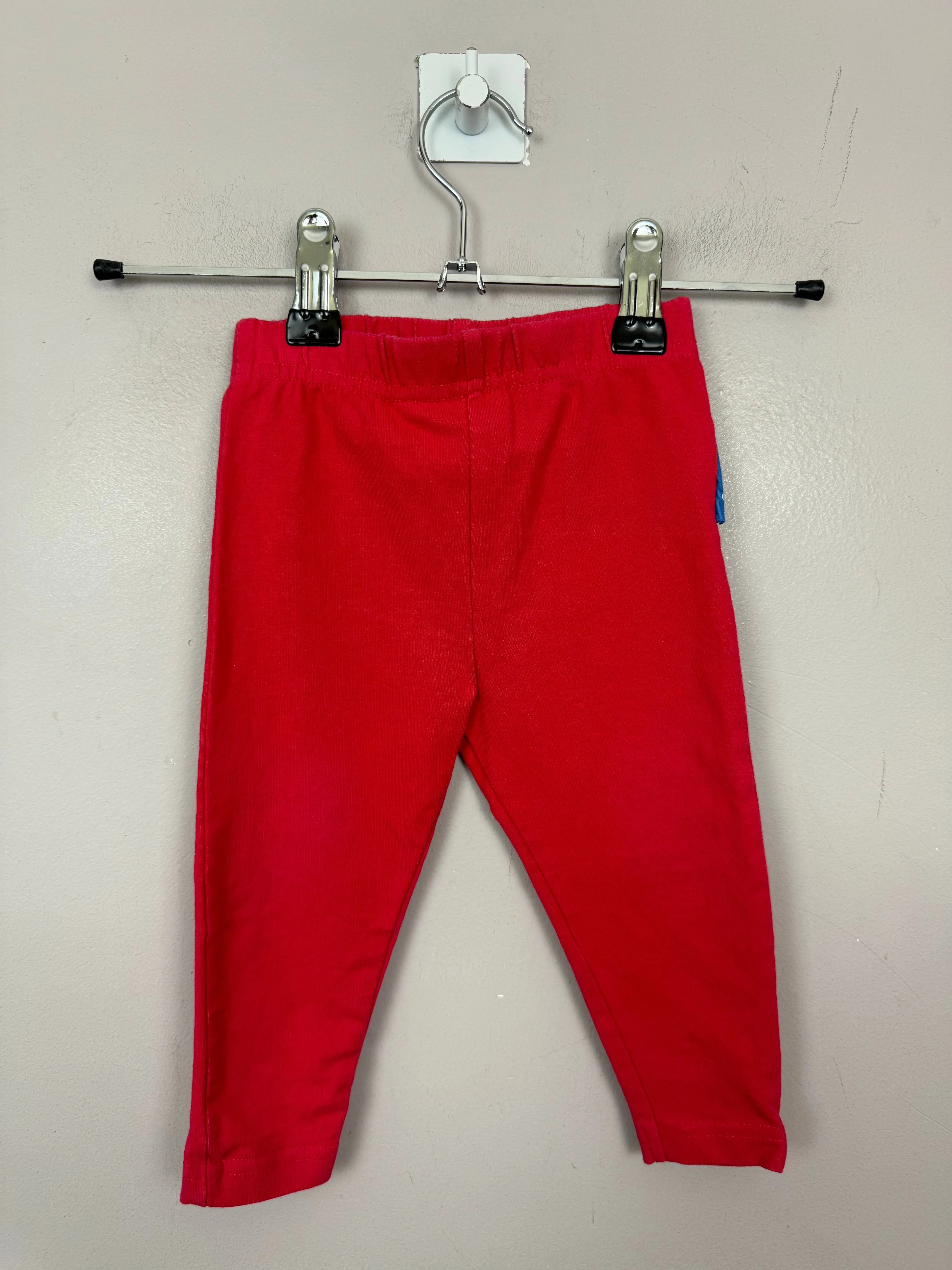 Toby Tiger Red Leggings New 6-12m