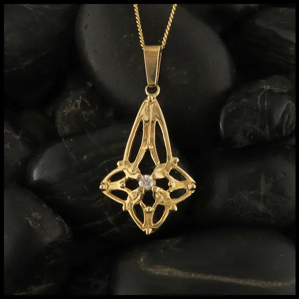 Trinity Star Set with Diamonds