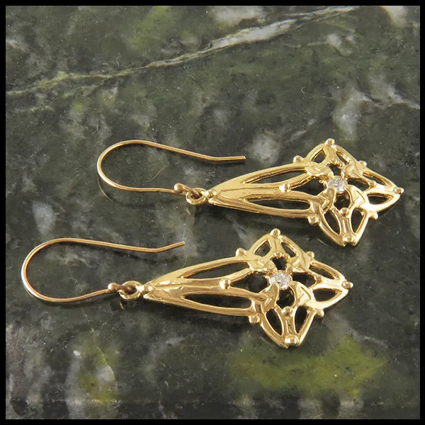 Trinity Star Set with Diamonds