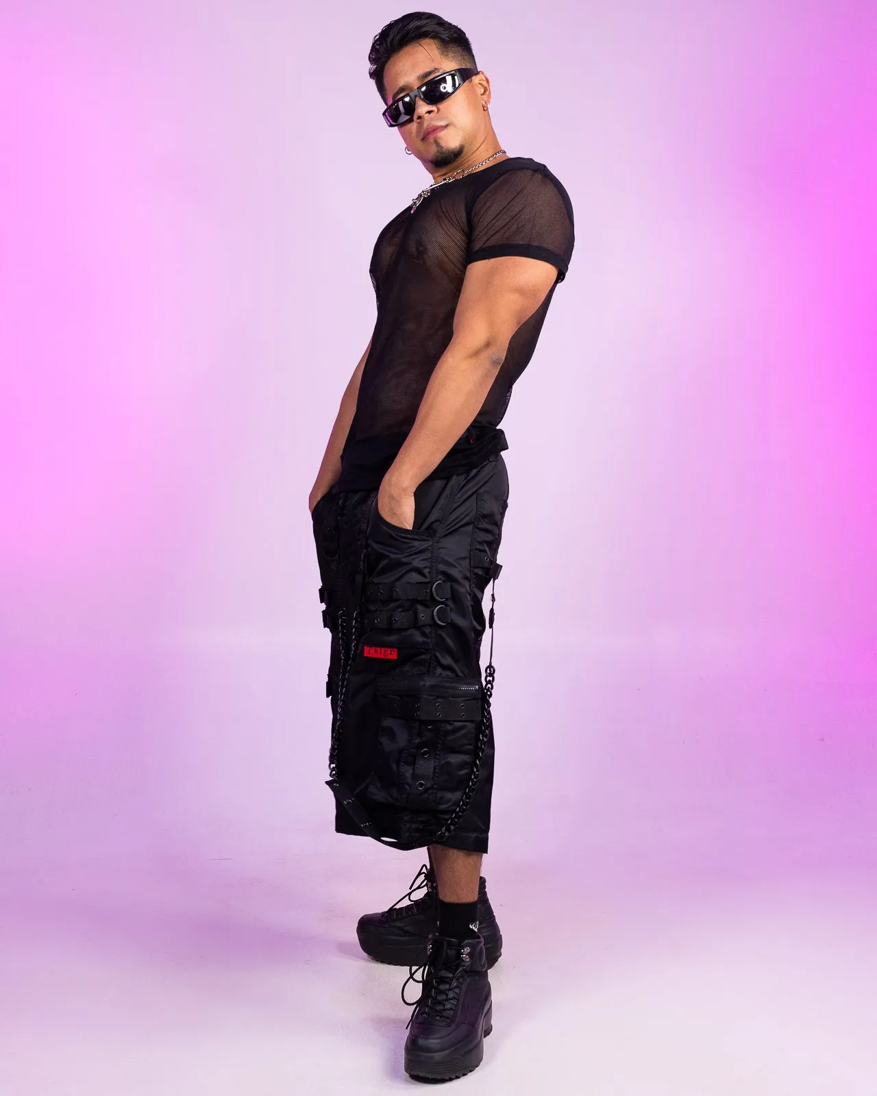 Tripp NYC Zip-Off Black Space Out Pants