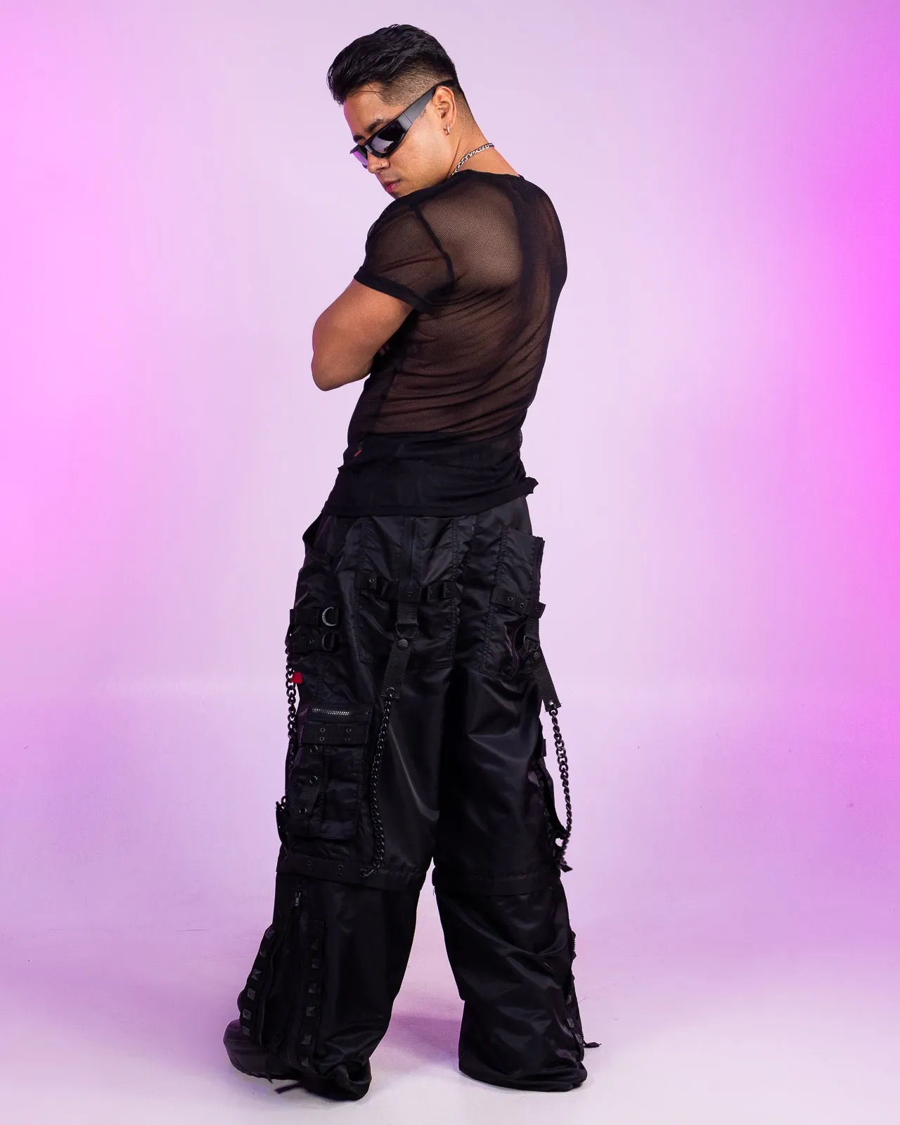 Tripp NYC Zip-Off Black Space Out Pants