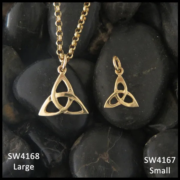 Triquetra Pendant in Gold
