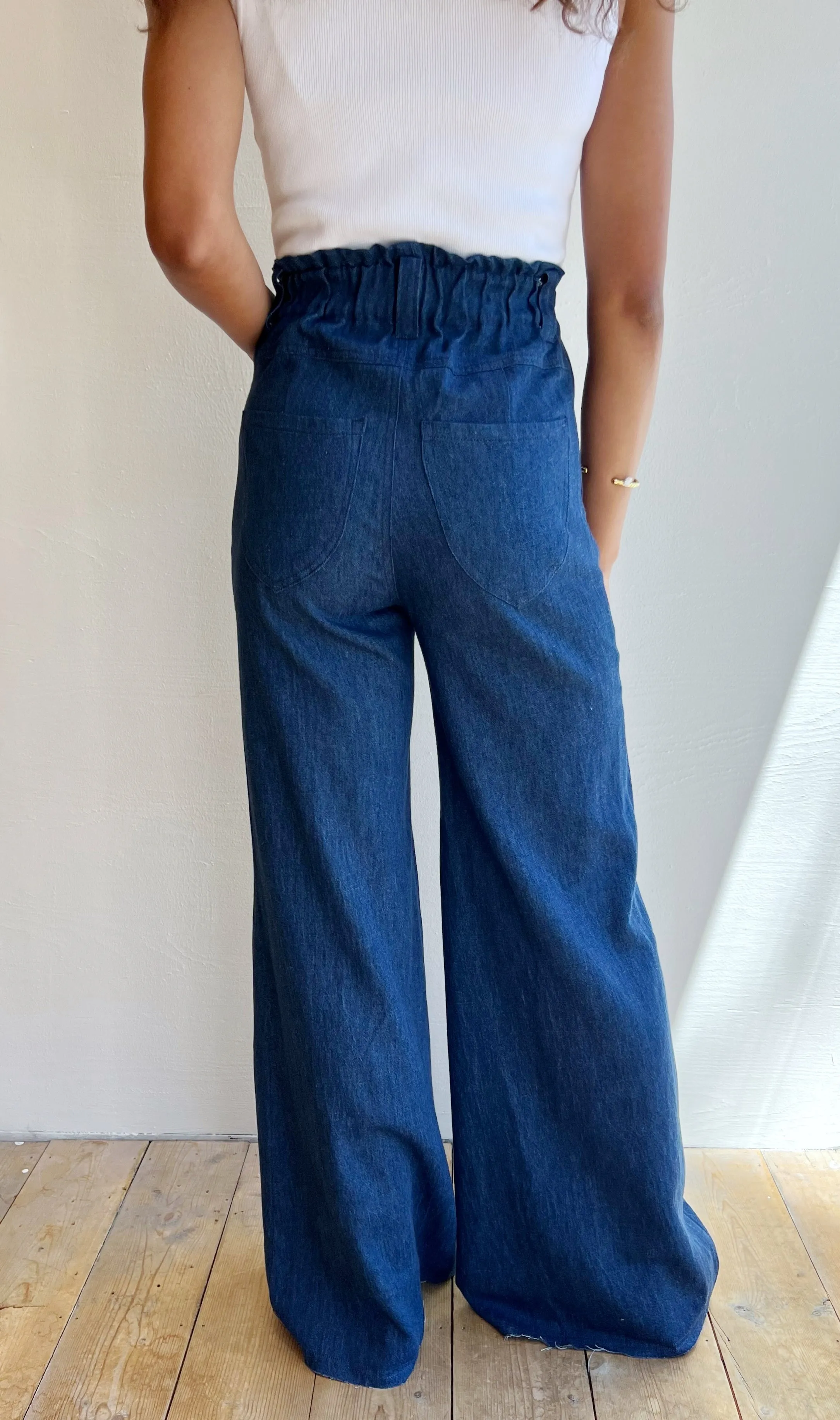 Tulip Wide Leg in Indigo