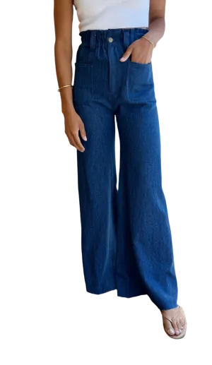 Tulip Wide Leg in Indigo