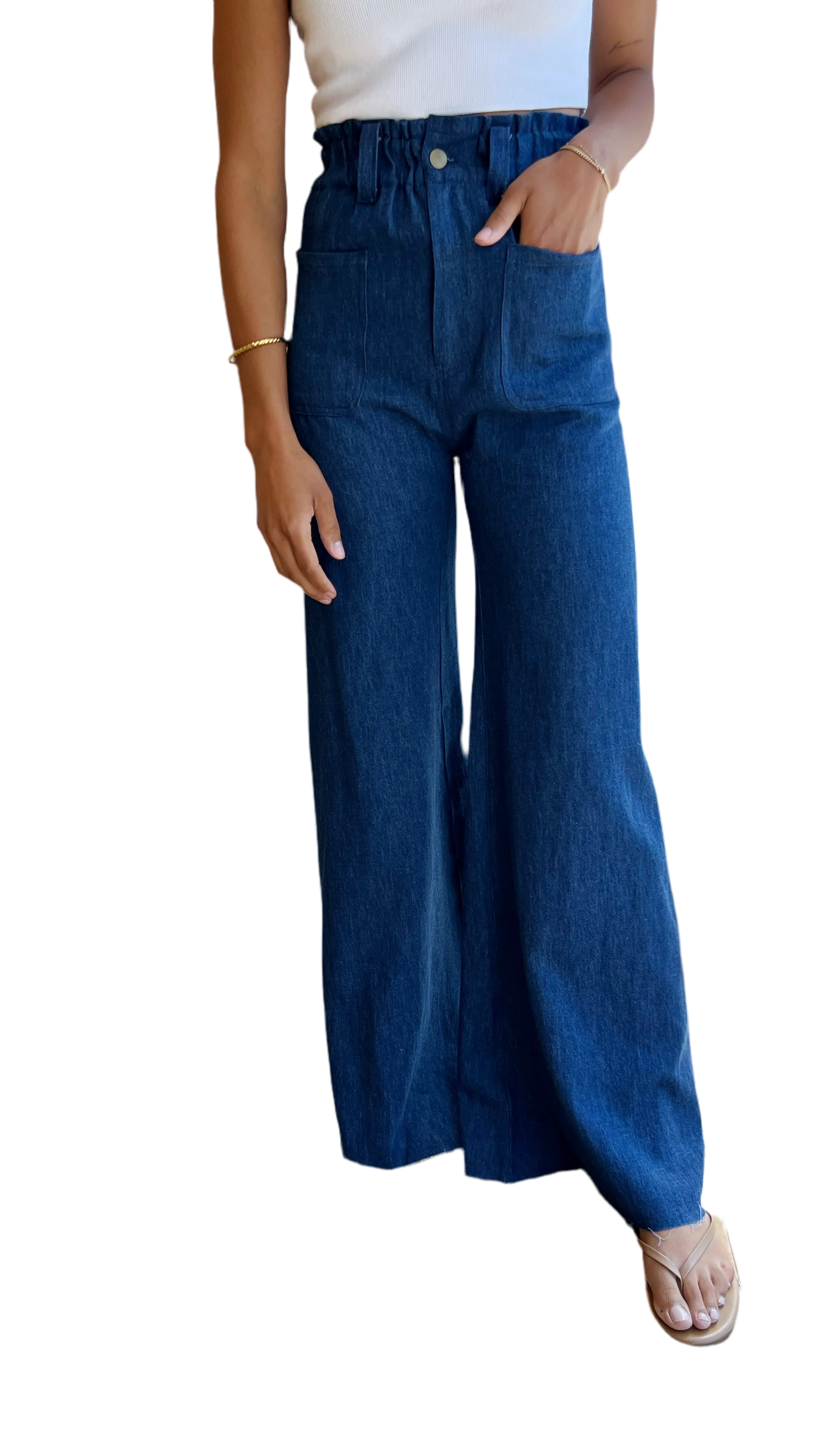 Tulip Wide Leg in Indigo