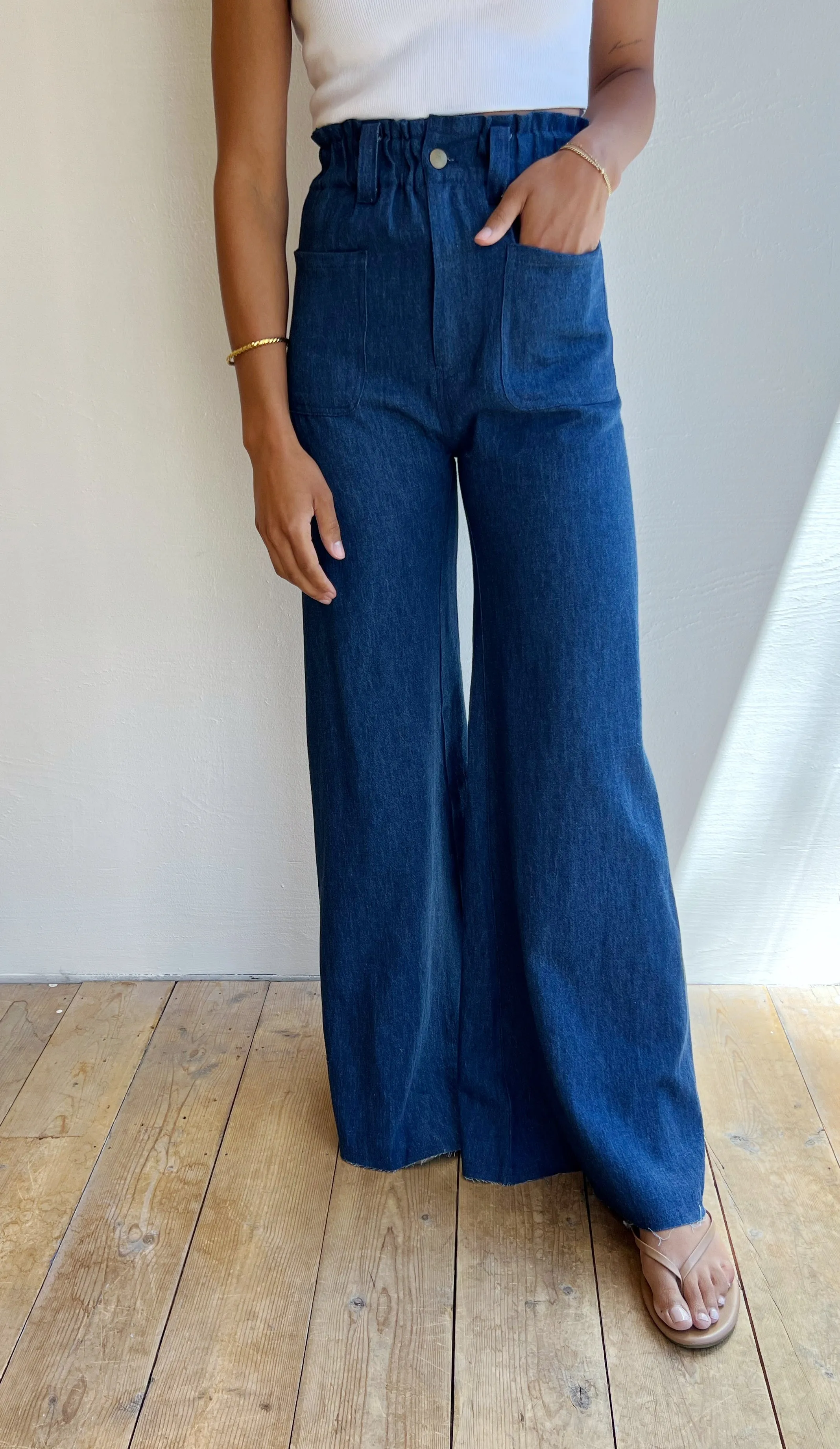 Tulip Wide Leg in Indigo
