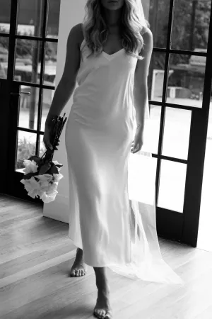 Valentine Satin Maxi Slip
