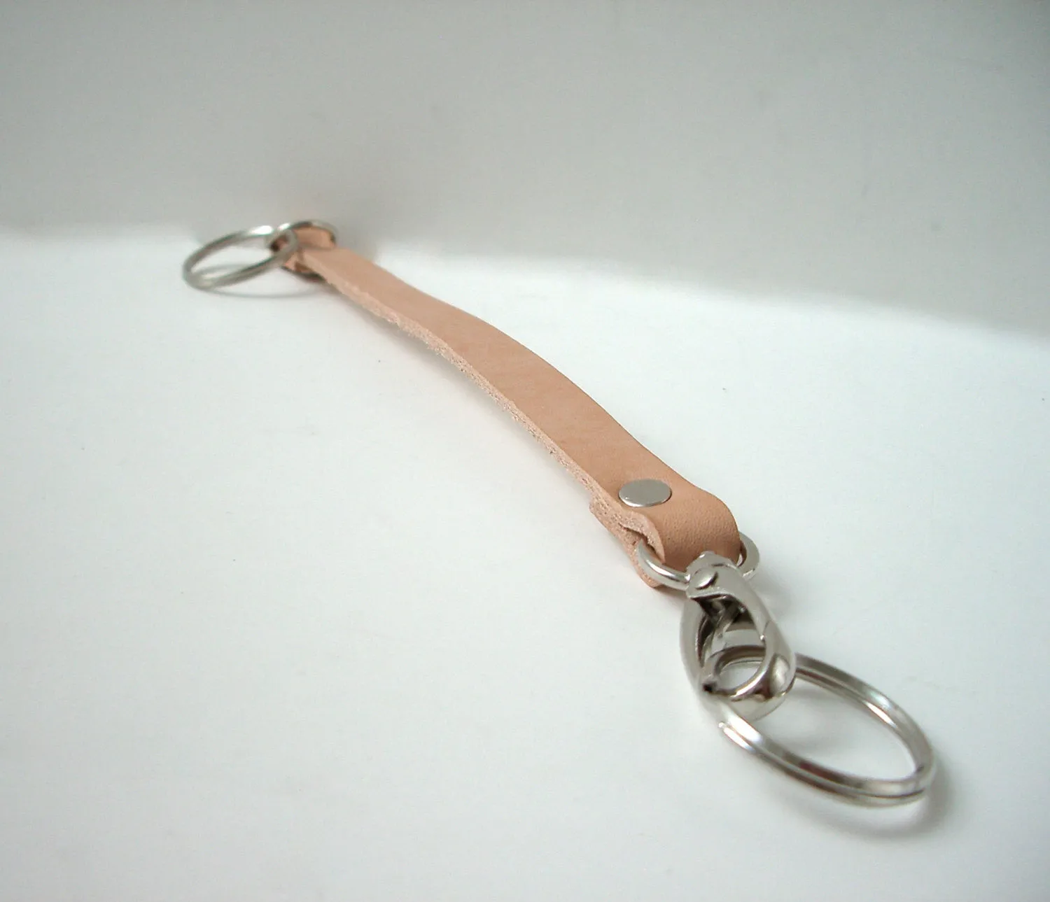 Valet Style Keychains, Leather Key Chains for Men or Women
