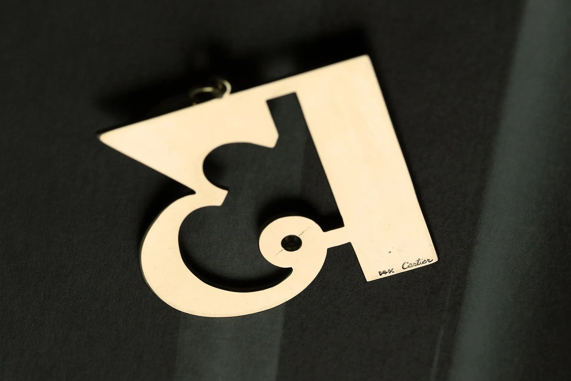 Vintage 70s Large Cartier '13' Pendant