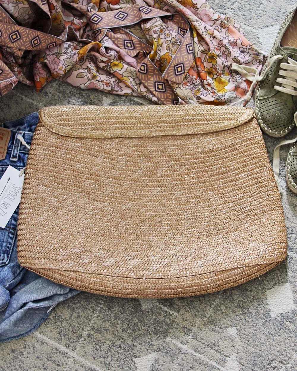 Vintage 70's Oversized Clutch